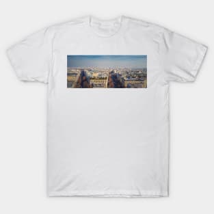 Aerial Paris cityscape T-Shirt